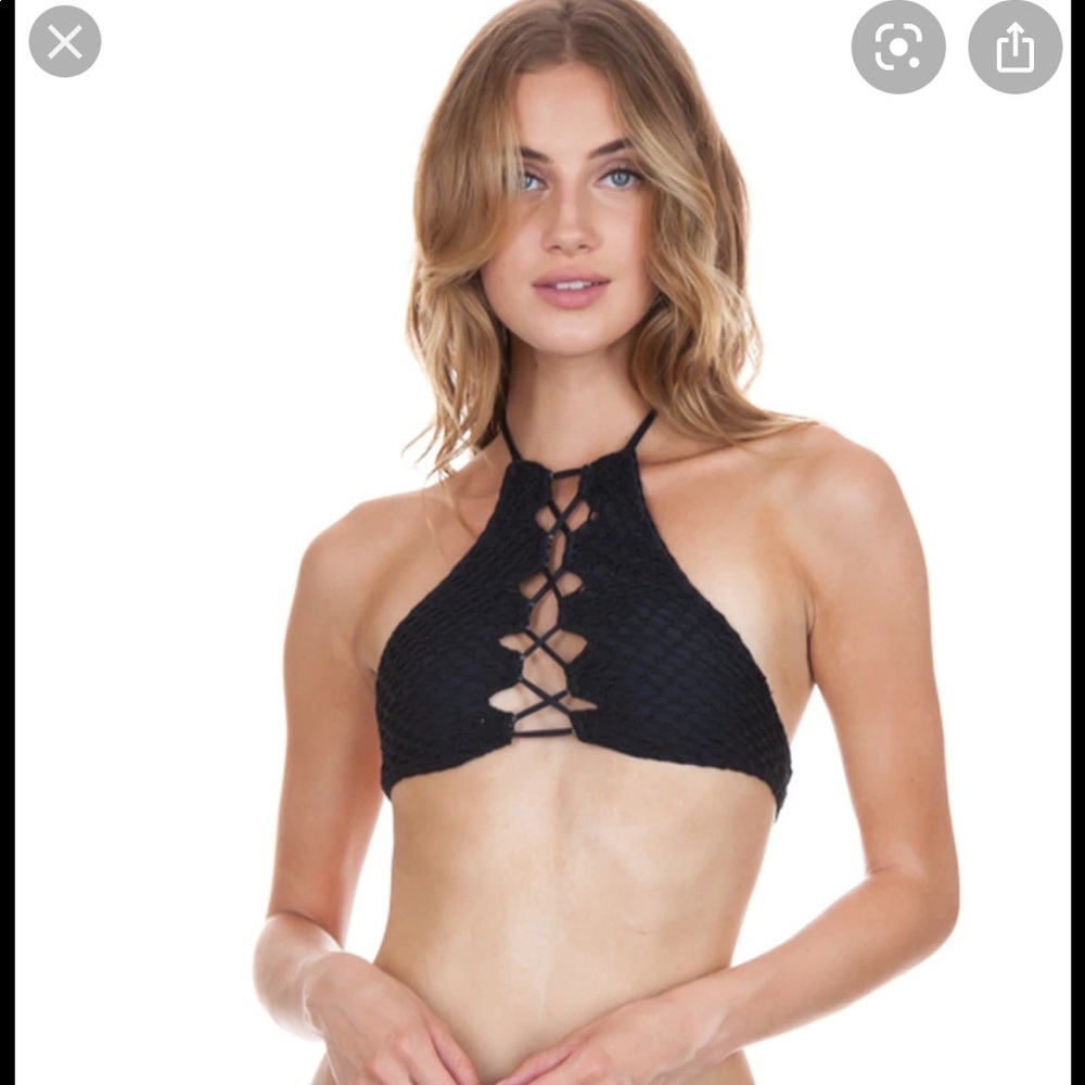 Acacia Swimwear Lei Crochet Top - Size M. NWT